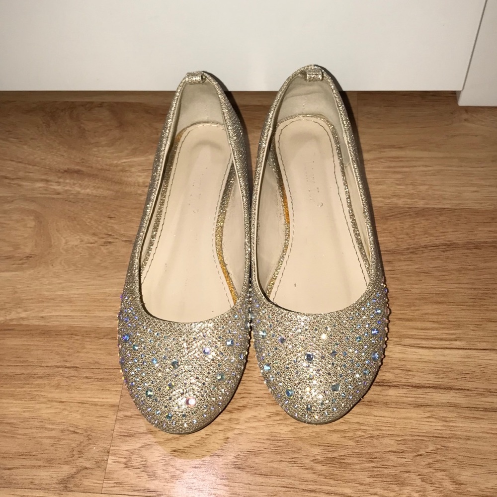 Sparkly flats